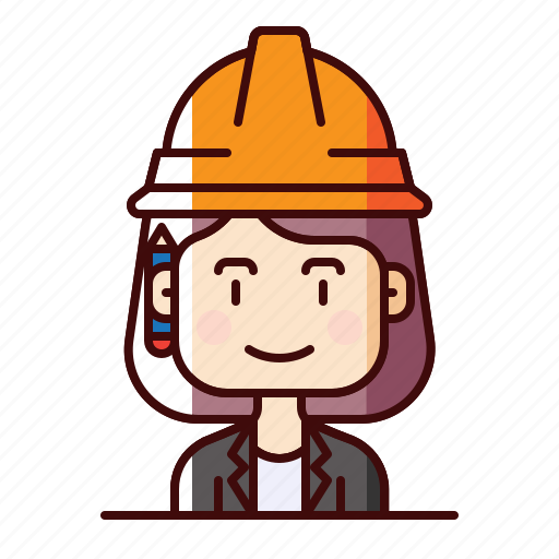 Architect, avatar, builder, female, planner icon - Download on Iconfinder