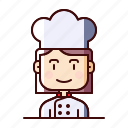 avatar, chef, cook, female