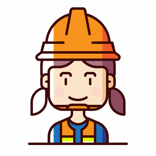 Avatar, female, labourer, worker icon - Download on Iconfinder