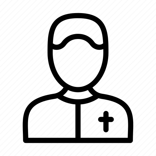 Catholic, christian, man, male, avatar icon - Download on Iconfinder