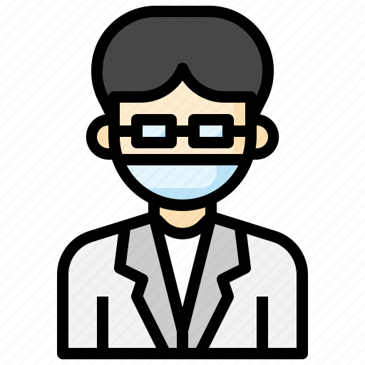 Scientist, profession, job, doctor, mask icon - Download on Iconfinder