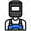 welder, profession, avatars, jobs, user 