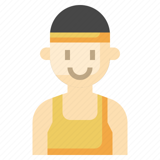 Athlete, fitness, afro, user, man icon - Download on Iconfinder