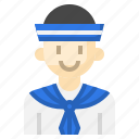 sailor, professions, jobs, user, avatar