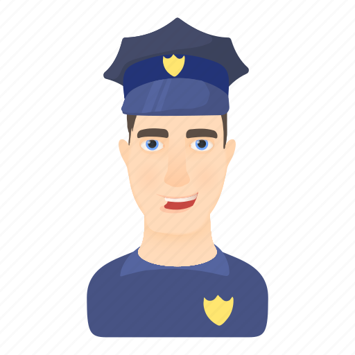 Cartoon, guard, hat, hero, man, policeman, uniform icon - Download on Iconfinder