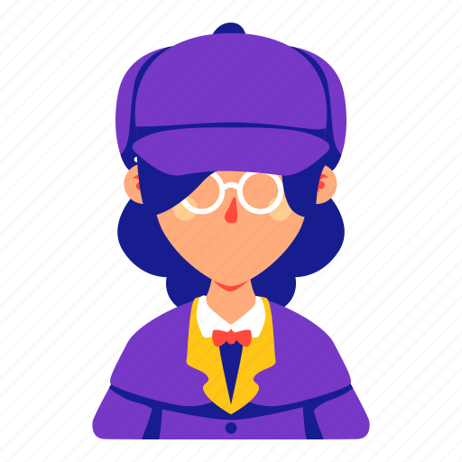 Detective, avatar, female, woman, women icon - Download on Iconfinder