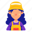 plumber, avatar, female, woman, women 