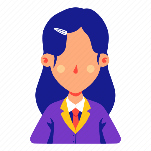 Schoolgirl, avatar, female, woman, women icon - Download on Iconfinder