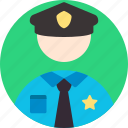 user, avatar, person, man, profile, police, security