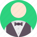 user, avatar, person, man, profile, waiter