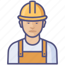 avatar, builder, man, profession, worker