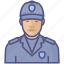 avatar, man, police, police man, profession, security 