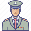 avatar, general, man, military, police, profession
