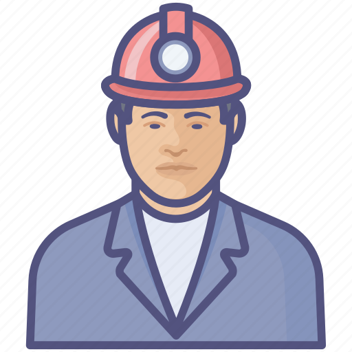 Avatar, caver, man, miner, profession icon - Download on Iconfinder