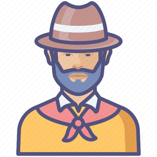 Avatar, cowboy, human, man, profession icon - Download on Iconfinder