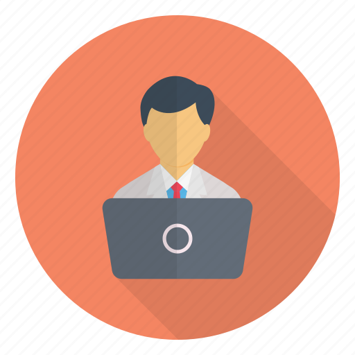 Avatar, employee, laptop, professional, user icon - Download on Iconfinder
