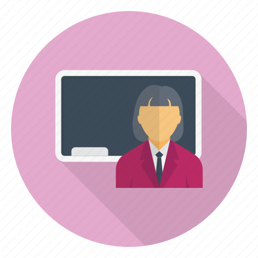 Female, girl, lady, professor, teacher icon - Download on Iconfinder