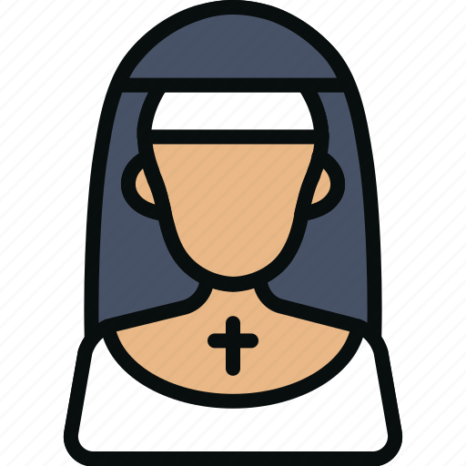 Avatar, christian, girl, nun, priestess, religion, sister icon - Download on Iconfinder