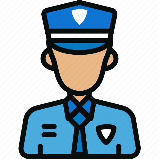 Avatar, guard, military, officer, police, police car, security icon - Download on Iconfinder