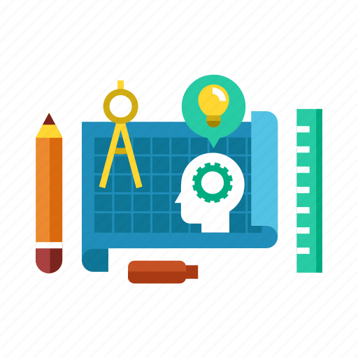 Analyze, blueprint, calculate, creative, design, drawing, planning icon - Download on Iconfinder
