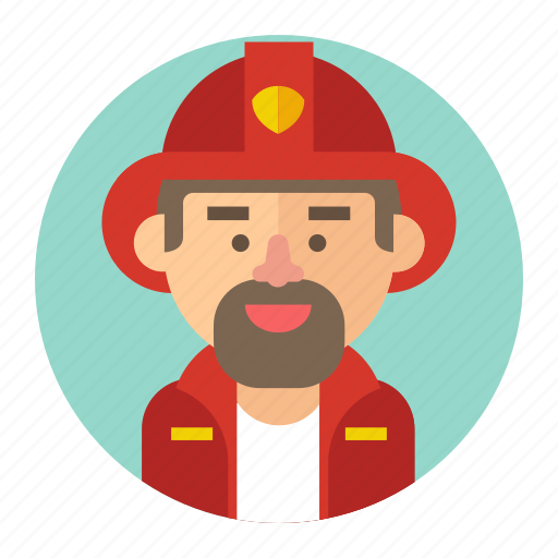 Fireman, man, professions, avatar, male, firefighter icon - Download on Iconfinder