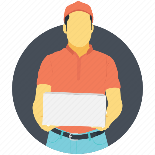 Delivery man, mailman, post office, postman, profession icon - Download on Iconfinder