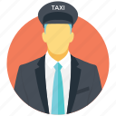 chauffeur, commute, profession, rider, taxi driver