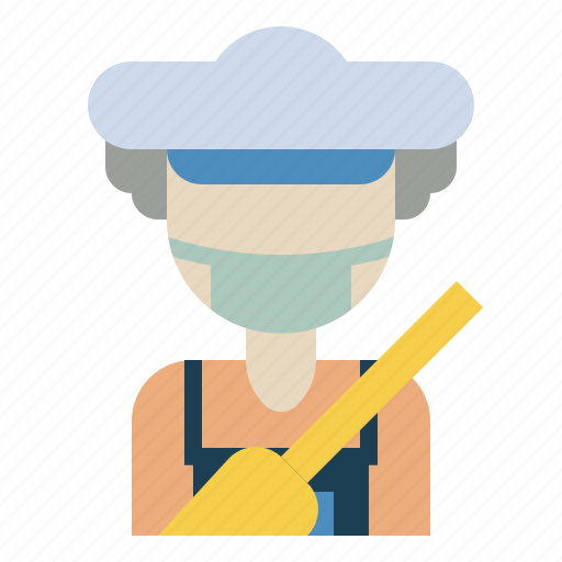 Clean, cleaning, housekeeping, maid, work icon - Download on Iconfinder
