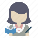 avatar, scientist, student, teacher, user