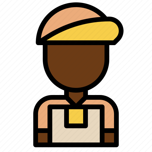 Courier, delivery, man, profession, shipping icon - Download on Iconfinder
