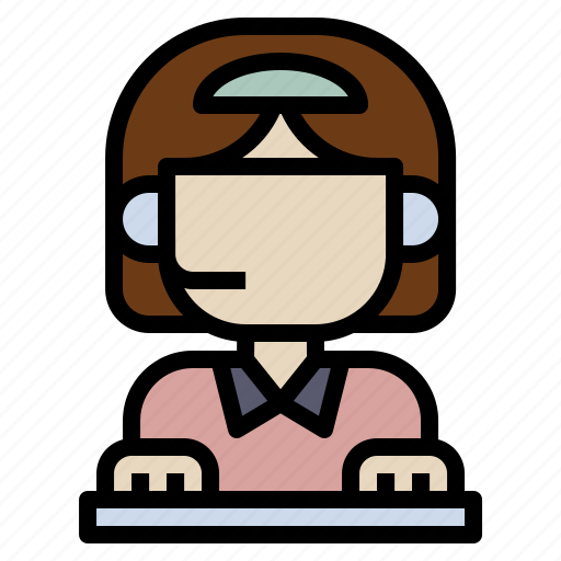 Headphone, operator, service, support, telephone icon - Download on Iconfinder