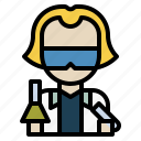 avatar, lab, people, profile, scientist, technician