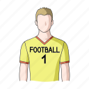 appearance, athlete, football player, image, man, person, profession