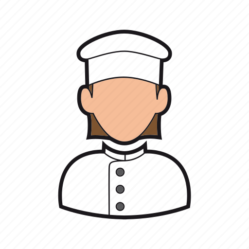 Chef icon, cook, hat, kitchen, professions, restaurant, woman icon - Download on Iconfinder