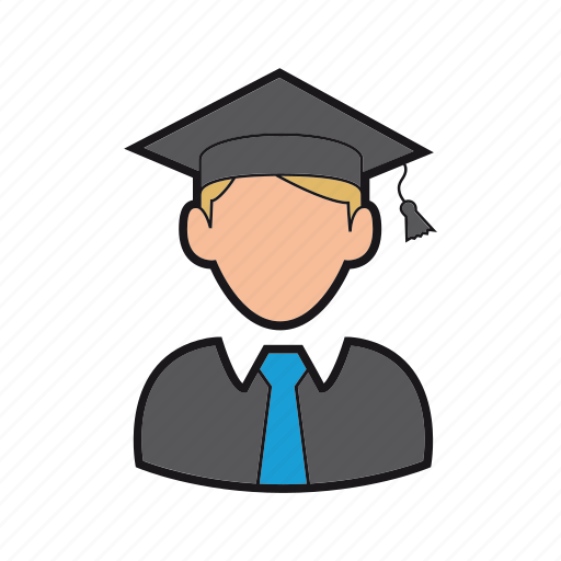 Education, graduate icon, graduation cap, man, professions, student icon - Download on Iconfinder