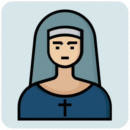 Avatar, catholic, church, female, nun, profession, sister icon - Download on Iconfinder