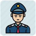 avatar, inspector, police, profession, pilot