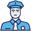 avatar, inspector, police, profession, pilot 