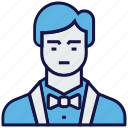 avatar, man, profession, waiter