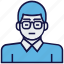 avatar, employee, man, profession 