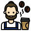 avatar, barista, coffee, man, occupation, profession 