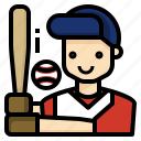 avatar, baseball, man, profession, sport