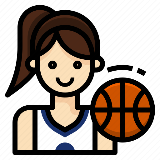 Avatar, basketball, profession, sport, woman icon - Download on Iconfinder