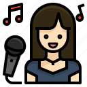 avatar, profession, singer, vocalist, woman