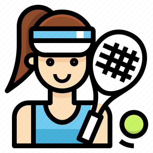 Player, profession, sport, tennis, woman icon - Download on Iconfinder
