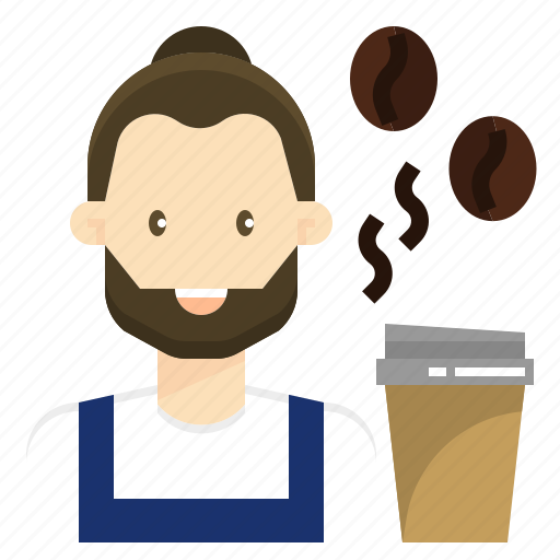 Avatar, barista, coffee, man, occupation, profession icon - Download on Iconfinder