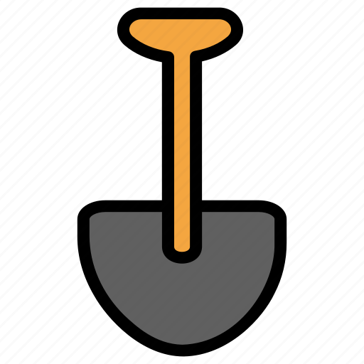 Shovel, work, garden, tool, dig, agriculture, equipment icon - Download on Iconfinder