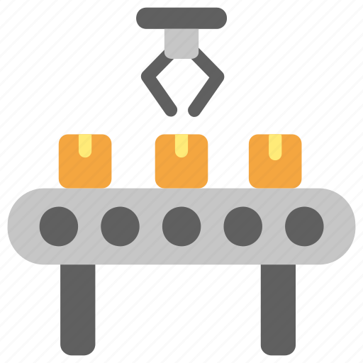 Assembly, assembly line, prodcution, product, manufacturing icon - Download on Iconfinder