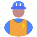 electrician, electrical, work, electric