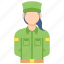 female, military, professions, soldier 